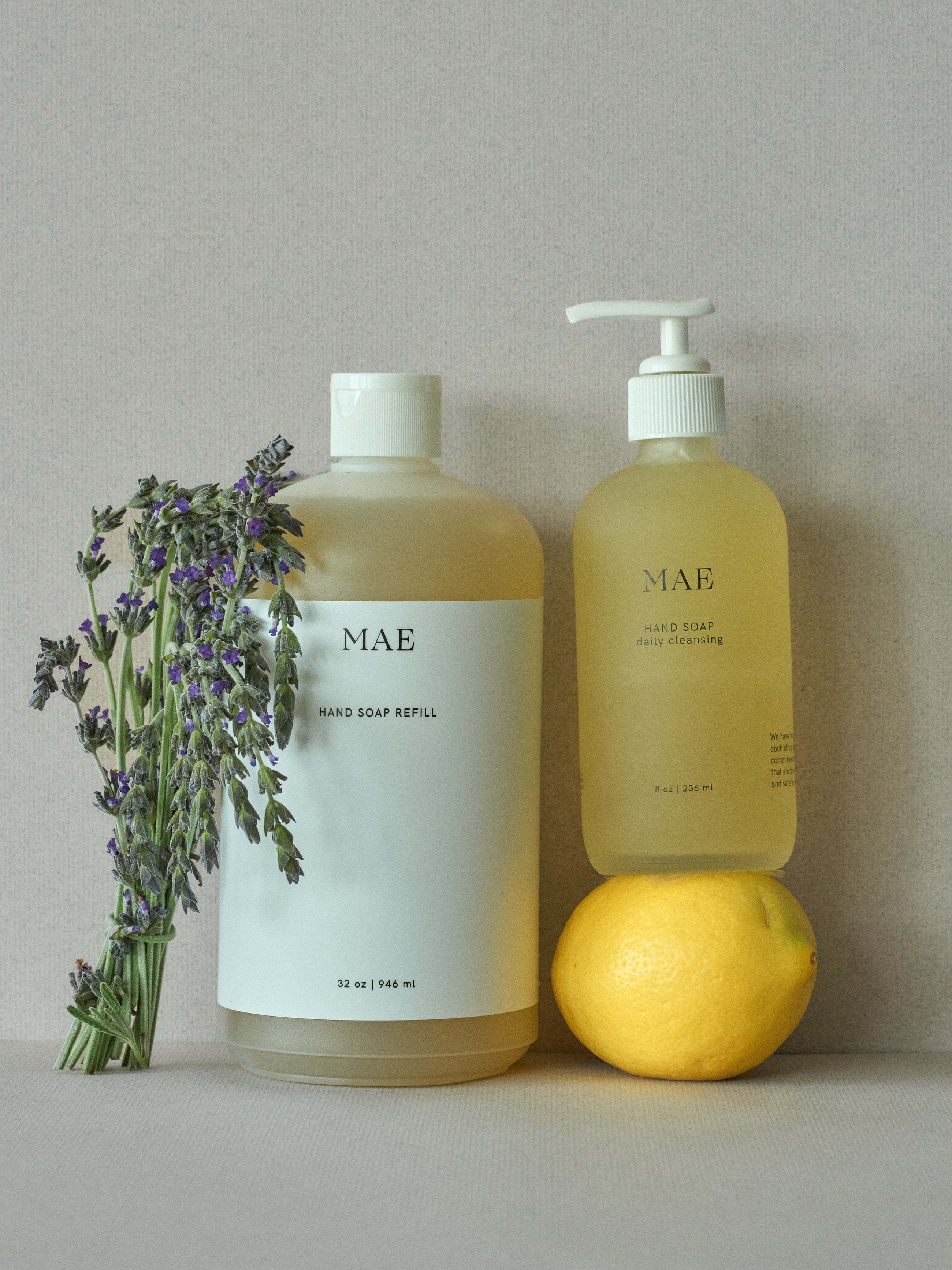 Lavender Hand Soap and Refill Bundle